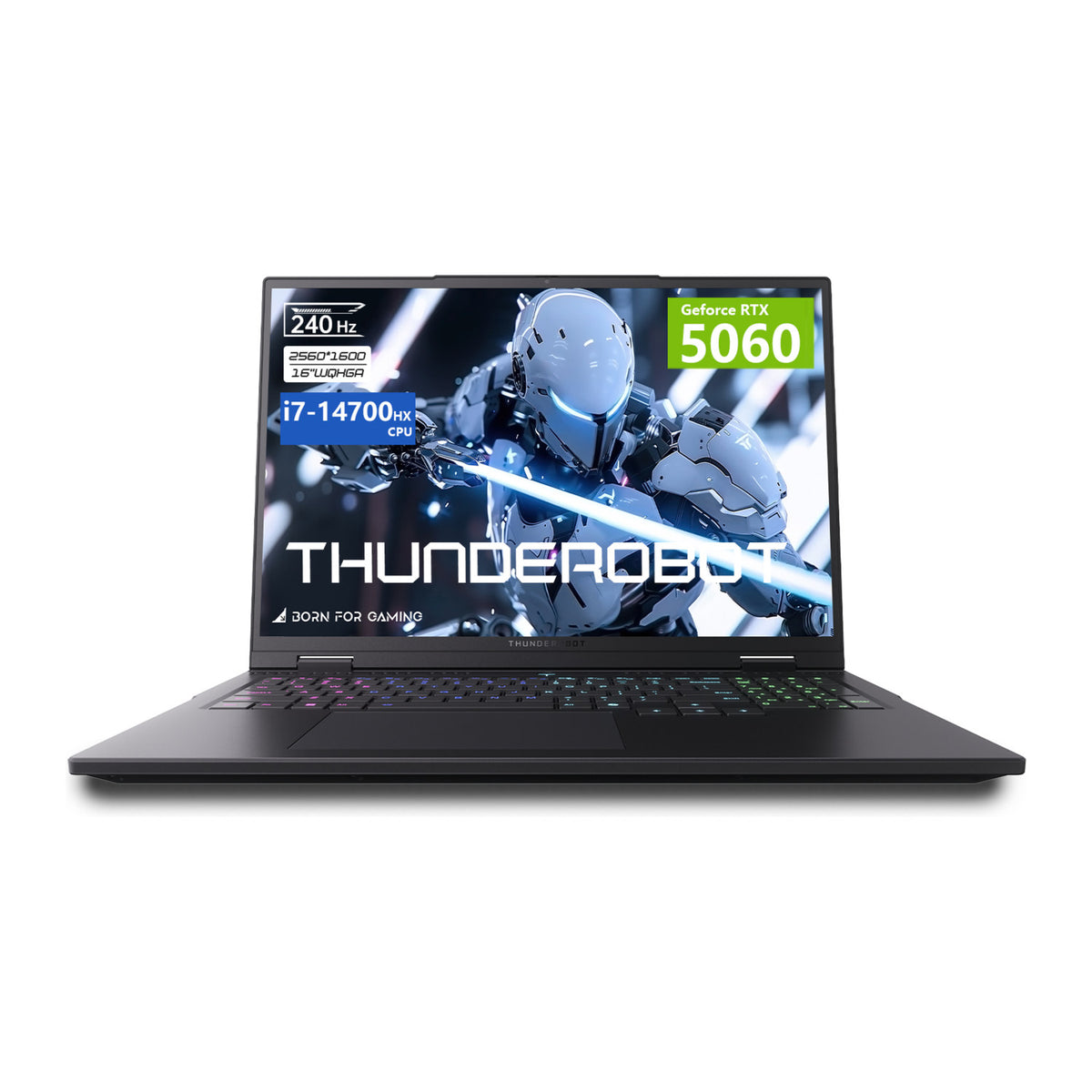 THUNDEROBOT Radiant 16 Z (2026) i7-14700HX RTX5060 front view