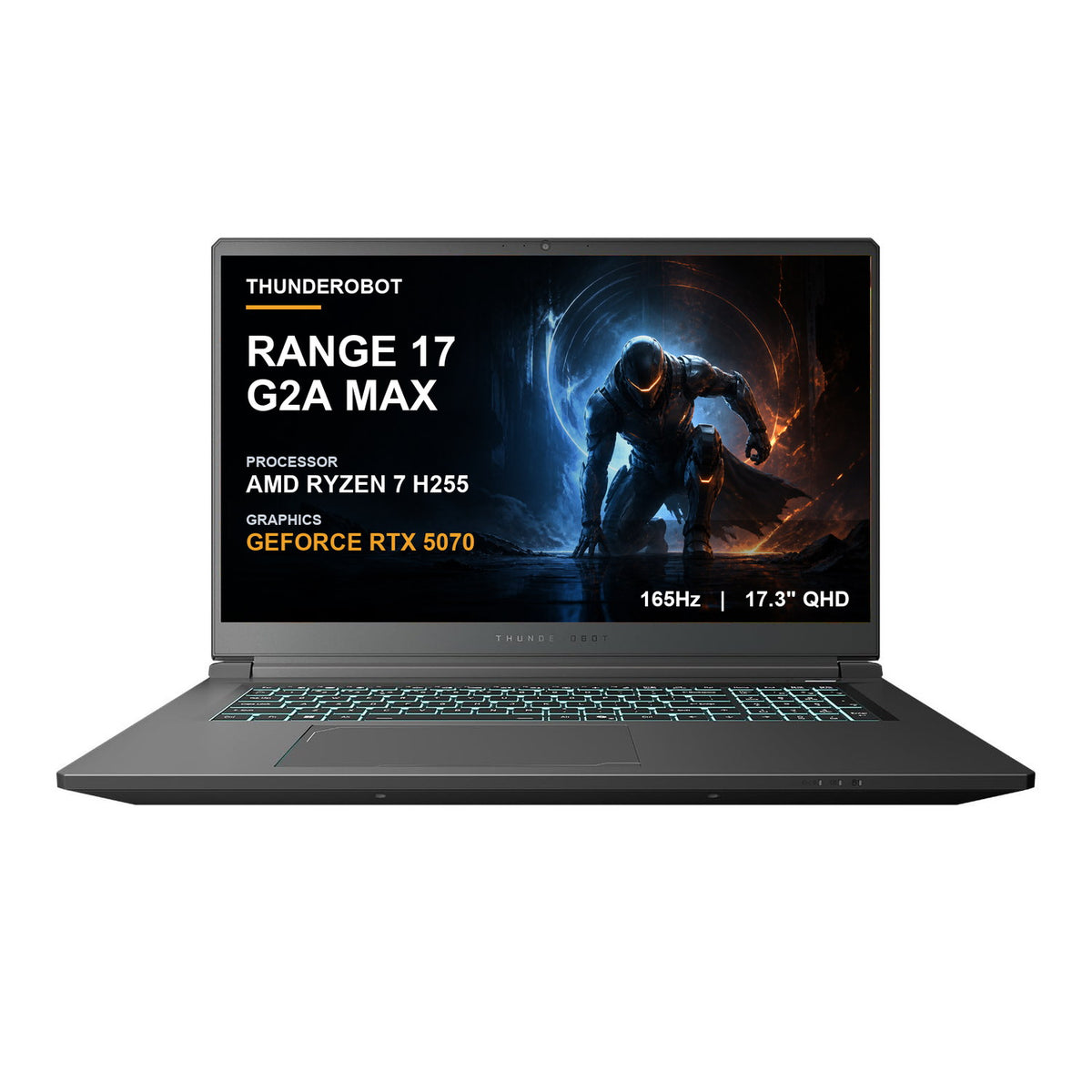 THUNDEROBOT Range 17 G2A Max (2026) gaming laptop front view